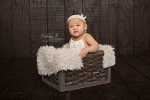 Baby Girl In basket